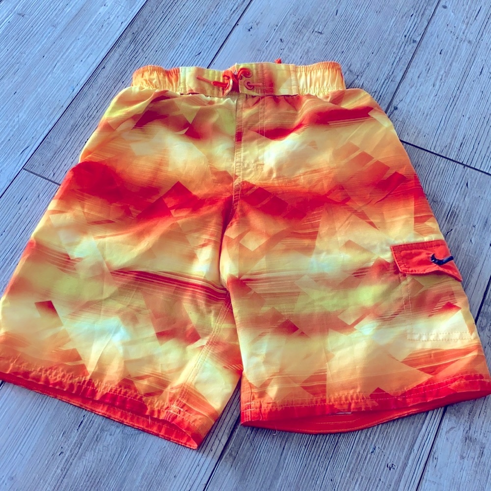 Boys Nike swim shorts size small